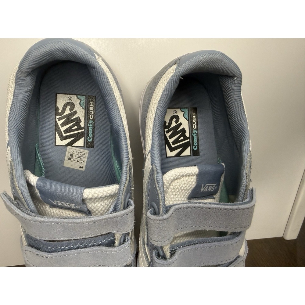 Vans Lowland ComfyCush V 'Dusty Blue' two-tone leather M 7 W 8.5 - Picture 3 of 5